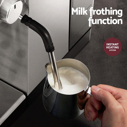 Devanti 20 Bar Coffee Machine Espresso Cafe Maker.
