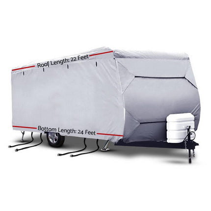 Weisshorn 22-24ft Caravan Cover Campervan 4 Layer UV Water Resistant.