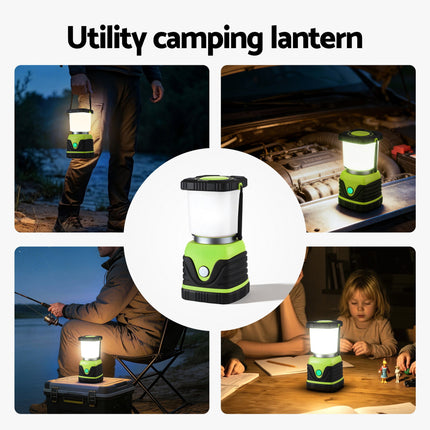 Weisshorn 2-Pack LED Camping Lanterns, 1000LM Super Bright Waterproof Portable Emergency Tent Lights.