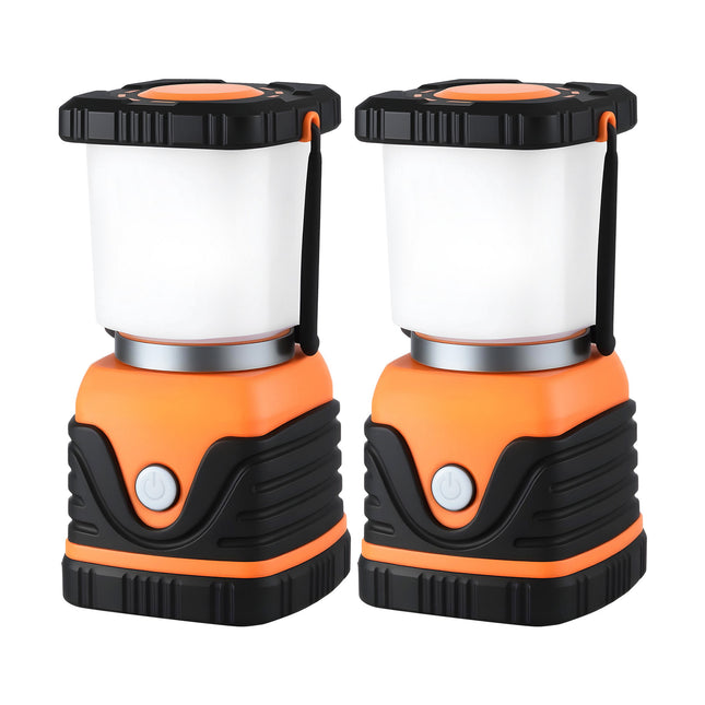 Weisshorn 2-Pack LED Camping Lanterns, 1000LM Super Bright Waterproof Portable Emergency Tent Lights.
