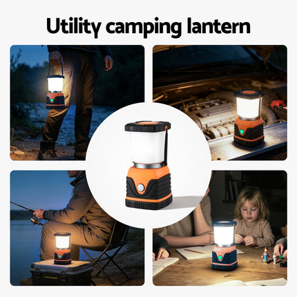 Weisshorn 2-Pack LED Camping Lanterns, 1000LM Super Bright Waterproof Portable Emergency Tent Lights.