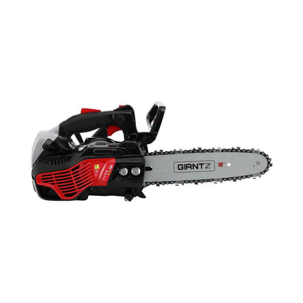 Giantz 25CC Petrol Chainsaw 10'' Bar Chain Saw Lightweight for Pruning Cutting.