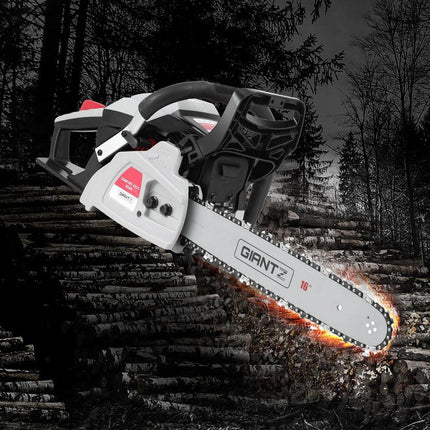 Giantz 42CC Petrol Chainsaw 16'' Bar Chain Saw Lightweight for Pruning Cutting.