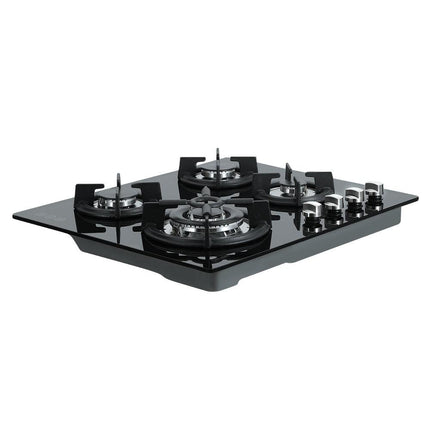 Devanti Gas Cooktop 60cm 4 Burner Black.