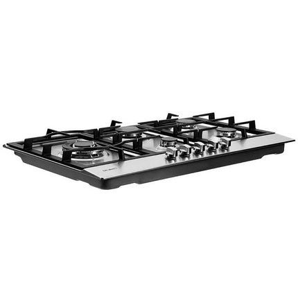 Devanti Gas Cooktop 90cm 5 Burner Silvir.