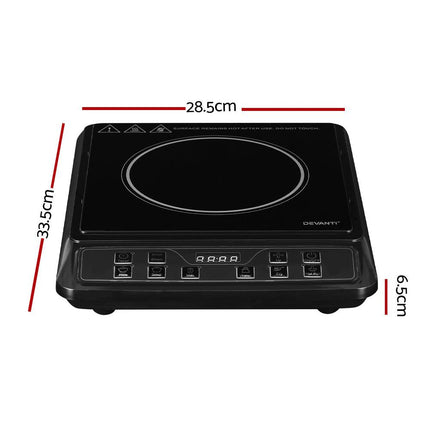 Devanti Induction Cooktop 30cm Portable Cooker.