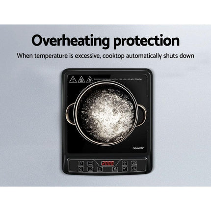Devanti Induction Cooktop 30cm Portable Cooker.