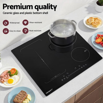 Devanti Induction Cooktop 60cm Electric Cooker.