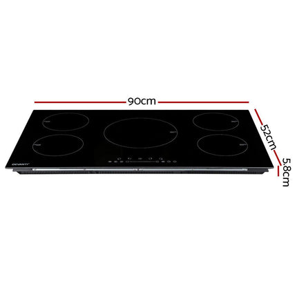 Devanti Induction Cooktop 90cm Electric Cooker.