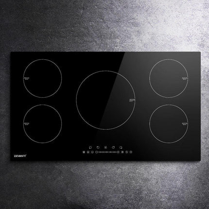 Devanti Induction Cooktop 90cm Electric Cooker.