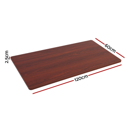 Artiss Standing Desk Top Walnut 120CM.