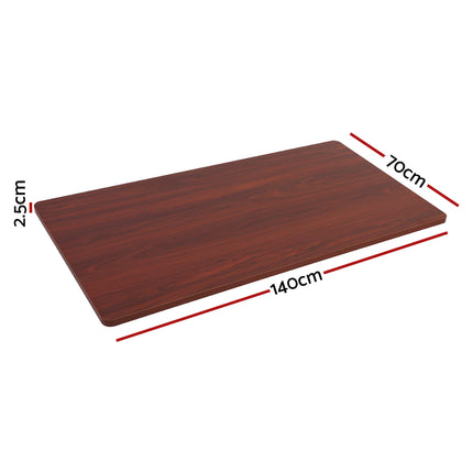 Artiss Standing Desk Top Walnut 140CM.