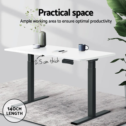 Artiss Standing Desk Top White 140CM.