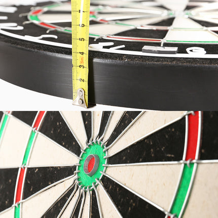 18" Dartboard Dart Board with Steel Darts Competition Party Game.