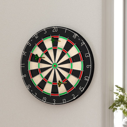 18" Dartboard Dart Board with Steel Darts Competition Party Game.