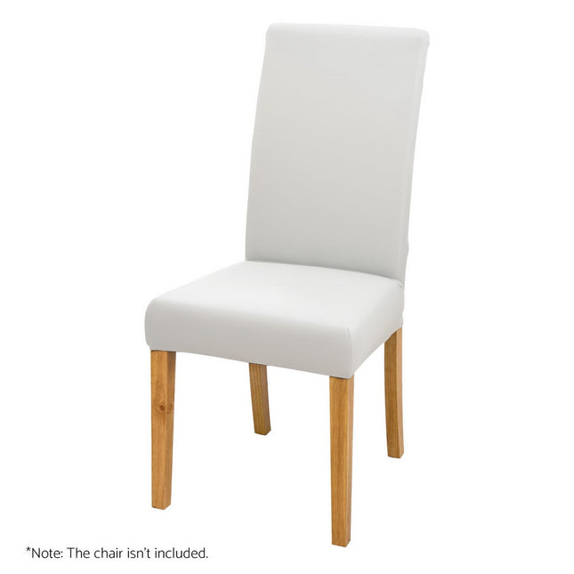 Artiss Dining Chair Covers 6x Slipcovers Spandex Stretch Banquet Wedding White.