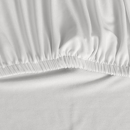 Artiss Dining Chair Covers 6x Slipcovers Spandex Stretch Banquet Wedding White.