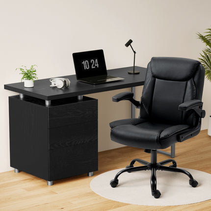 Artiss Computer Desk Executive Office Chairs Sets Black.