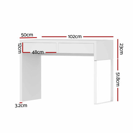 Artiss Computer Desk Drawer White.