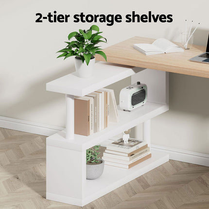 Artiss Computer Desk Bookshelf 140CM.