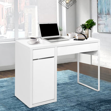 Artiss Computer Desk Drawer Cabinet White.