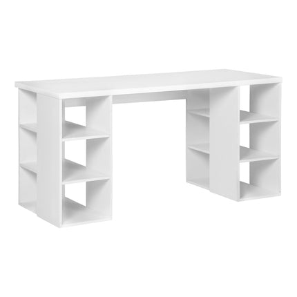 Artiss Computer Desk Bookshelf White 150CM.
