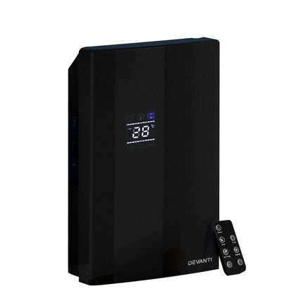 Devanti Dehumidifier 2L Air Purifier Black.
