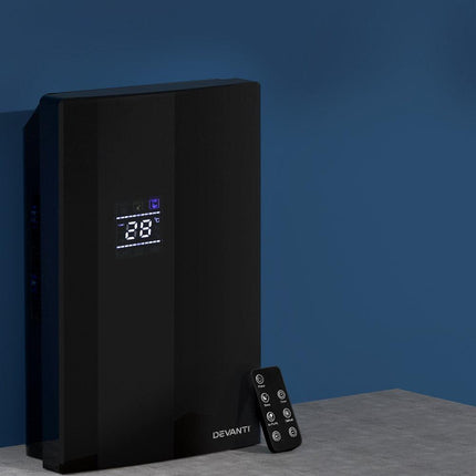 Devanti Dehumidifier 2L Air Purifier Black.