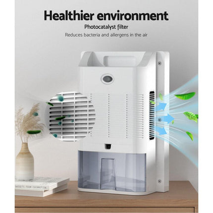 Devanti Dehumidifier 2L Air Purifier White.