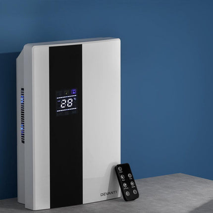 Devanti Dehumidifier 2L Air Purifier White.