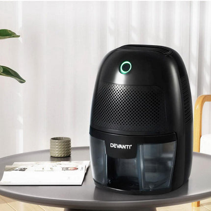 Devanti Dehumidifier 600ML Air Purifier Black.