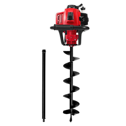 Giantz Post Hole Digger 200mm Petrol Drill Extension Auger Bits.