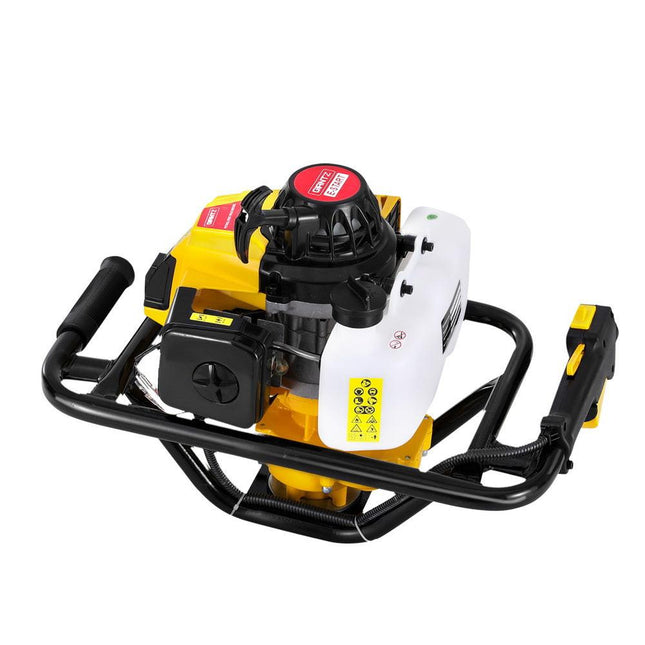 Giantz Post Hole Digger Motor Only Petrol Engine Yellow.
