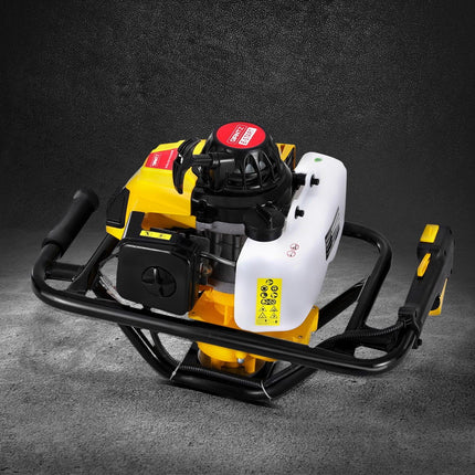 Giantz Post Hole Digger Motor Only Petrol Engine Yellow.