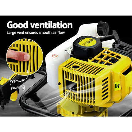 Giantz Post Hole Digger Motor Only Petrol Engine Yellow.