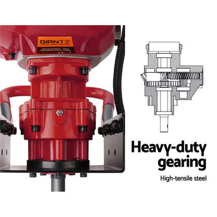 Giantz Post Hole Digger 300mm Petrol Drill Extension Bits Auger.