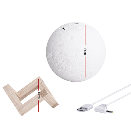 Devanti Aroma Diffuser Aromatherapy Moon Lamp 880ml.