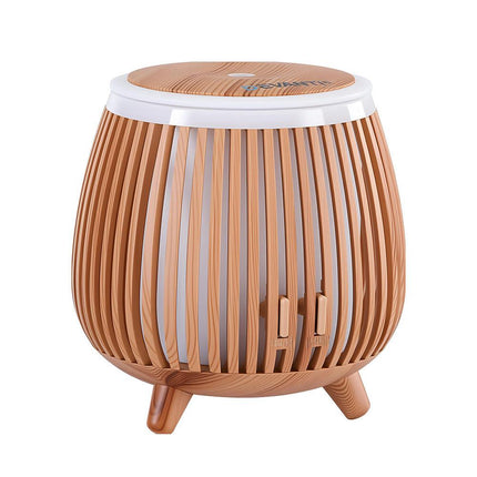 Devanti Ultrasonic Aroma Diffuser Aromatherapy 140ml LED Lights Iron Humidifier Forest Deep Wood.