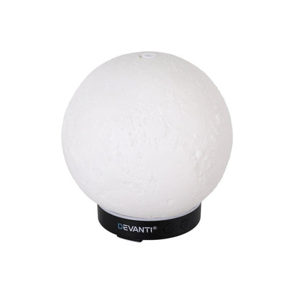 Devanti Ultrasonic Aroma Diffuser Aromatherapy Moon Lamp 100ml.
