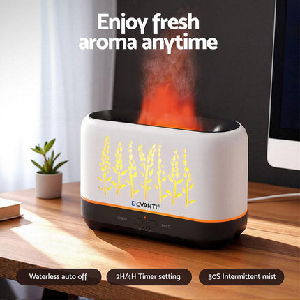 Devanti Aroma Diffuser Aromatherapy Flame 200ml.