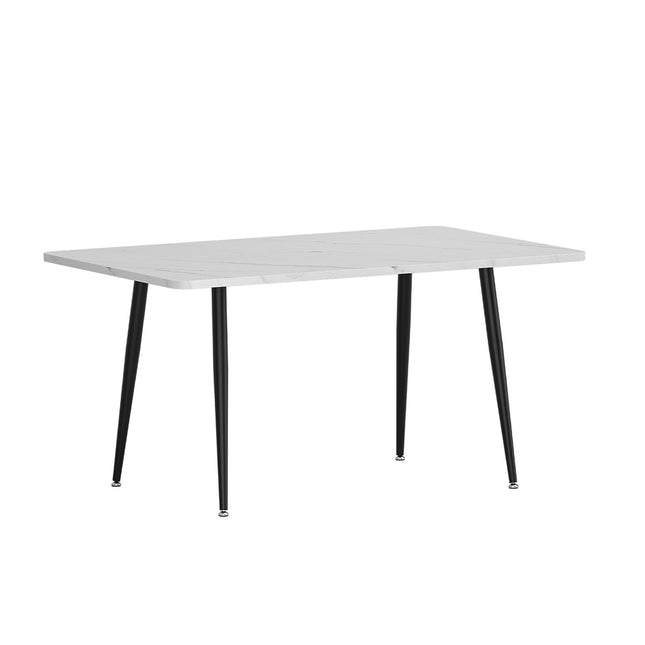 1.5M Artiss Dining Table Marble Effect.