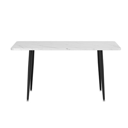 1.5M Artiss Dining Table Marble Effect.