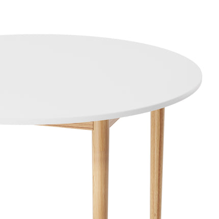 Artiss Dining Table Round White 108CM Diameter Demi.
