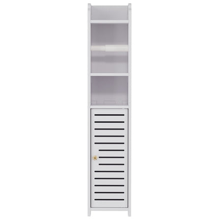 Artiss Bathroom Cabinet Toilet Roll Holder Tissue Organizer 3 Tier Floor Cabinet.