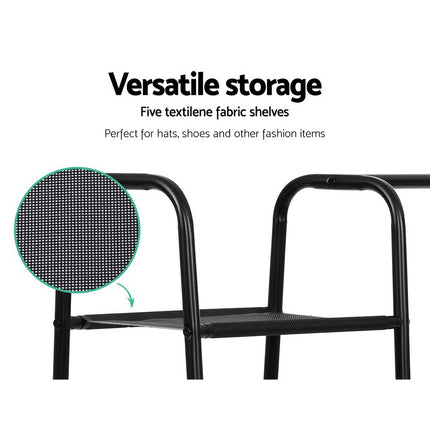 Artiss Wardrobe Clothes Rack Airer Coat Stand Closet 150cm.