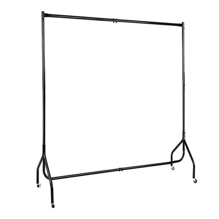Artiss Clothes Rack Airer Coat Stand 6FT Rail Wheels.