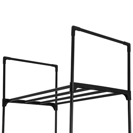 Artiss Shoe Rack DIY Stackable 10-tier Black Dunn.