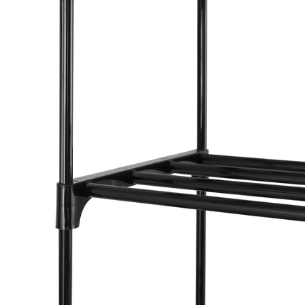 Artiss Shoe Rack DIY Stackable 10-tier Black Dunn.