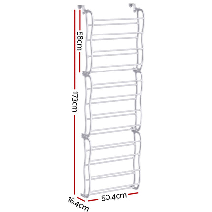 Artiss Shoe Rack Hanging Over Door Organiser 24 Pairs Eric.