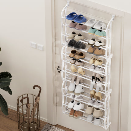 Artiss Shoe Rack Hanging Over Door Organiser 24 Pairs Eric.